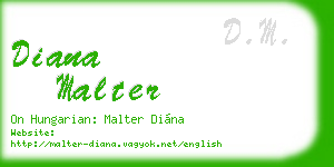 diana malter business card